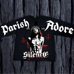 Parish Adore trust God Oversized Sweater